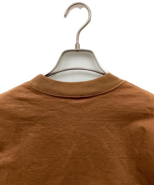AURALEE（オーラリー）AURALEE (オーラリー) STAND-UP TEE/スタンドアップTシャツ ブラウン サイズ:3の古着・服飾アイテム