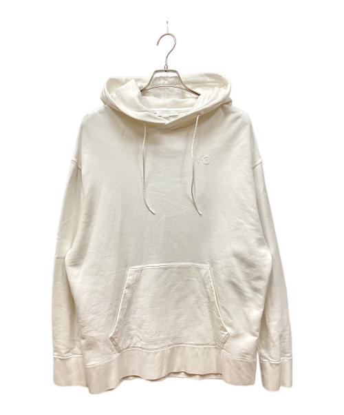 Y-3（ワイスリー）Y-3 (ワイスリー) U CH1 LOGO HOODIE ホワイト サイズ:Lの古着・服飾アイテム