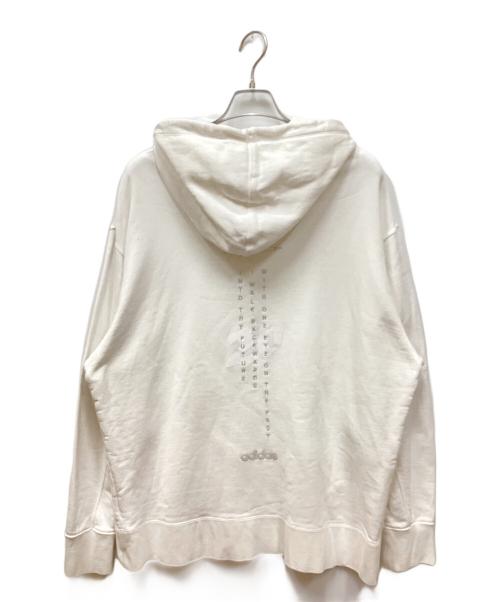 Y-3（ワイスリー）Y-3 (ワイスリー) U CH1 LOGO HOODIE ホワイト サイズ:Lの古着・服飾アイテム