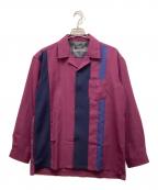 BLACK LABEL CRESTBRIDGEブラックレーベル クレストブリッジ）の古着「シャツ」｜ボルドー