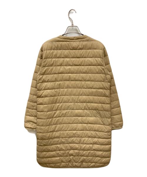 DANTON（ダントン）DANTON (ダントン) Vネックロングインナーダウンコート ベージュ サイズ:36の古着・服飾アイテム