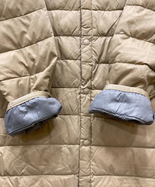 DANTON（ダントン）DANTON (ダントン) Vネックロングインナーダウンコート ベージュ サイズ:36の古着・服飾アイテム