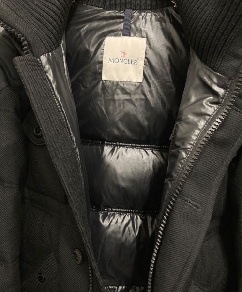 MONCLER（モンクレール）MONCLER (モンクレール) ダウンジャケット ブラックの古着・服飾アイテム