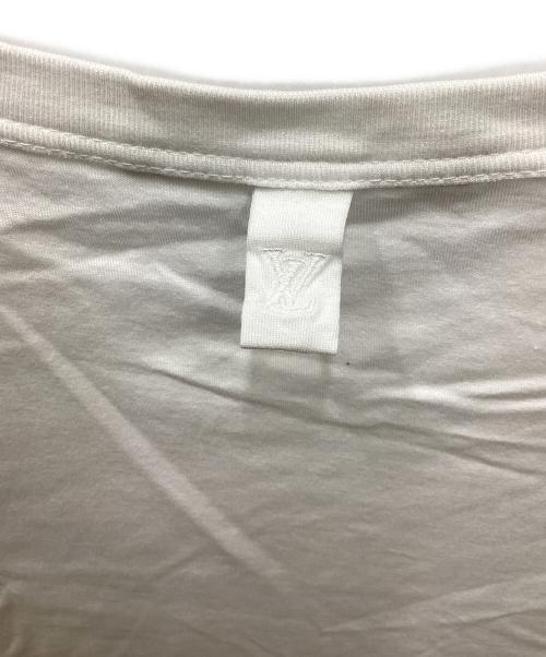 LOUIS VUITTON（ルイ ヴィトン）LOUIS VUITTON (ルイ ヴィトン) サークルパターン切替Tシャツ ホワイト サイズ:XSの古着・服飾アイテム