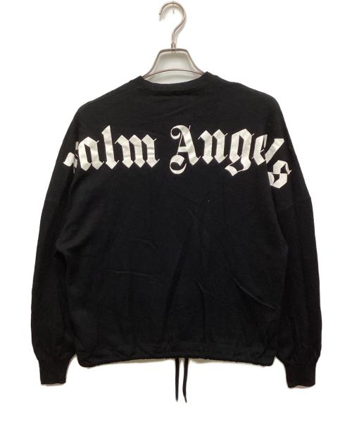 Palm Angels（パーム エンジェルス）Palm Angels (パーム エンジェルス) ロゴニット ブラック サイズ:Mの古着・服飾アイテム