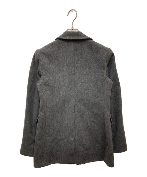 MIU MIU（ミュウミュウ）MIU MIU (ミュウミュウ) バックスリット2Bジャケット グレー サイズ:38の古着・服飾アイテム