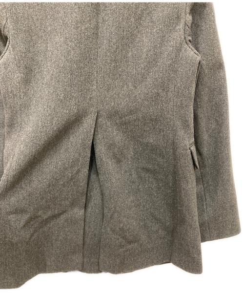 MIU MIU（ミュウミュウ）MIU MIU (ミュウミュウ) バックスリット2Bジャケット グレー サイズ:38の古着・服飾アイテム