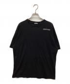 Denhamデンハム）の古着「ロゴ刺繍Tシャツ」｜ブラック