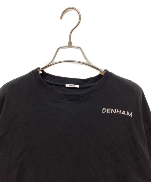 Denham（デンハム）Denham (デンハム) ロゴ刺繍Tシャツ ブラック サイズ:Sの古着・服飾アイテム