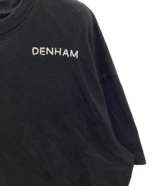 Denham（デンハム）Denham (デンハム) ロゴ刺繍Tシャツ ブラック サイズ:Sの古着・服飾アイテム