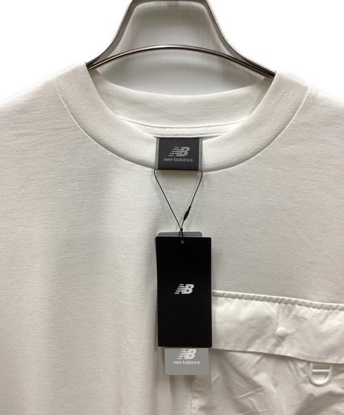 NEW BALANCE（ニューバランス）NEW BALANCE (ニューバランス) MET24 Pocket Short Sleeve Tee/ポケットショートスリーブT ホワイト サイズ:Lの古着・服飾アイテム