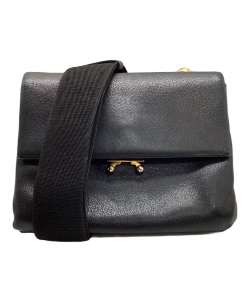 MARNI（マルニ）MARNI (マルニ) ダブルフェイスショルダーバッグ ブラックの古着・服飾アイテム