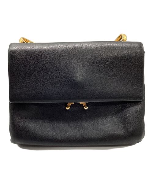 MARNI（マルニ）MARNI (マルニ) ダブルフェイスショルダーバッグ ブラックの古着・服飾アイテム