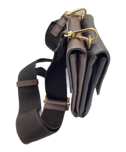 MARNI（マルニ）MARNI (マルニ) ダブルフェイスショルダーバッグ ブラックの古着・服飾アイテム