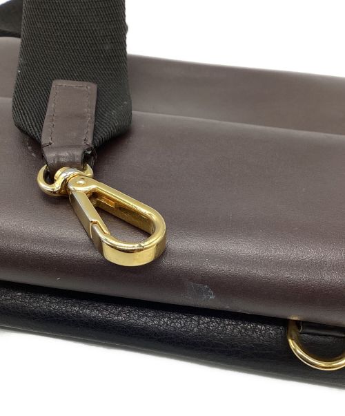 MARNI（マルニ）MARNI (マルニ) ダブルフェイスショルダーバッグ ブラックの古着・服飾アイテム