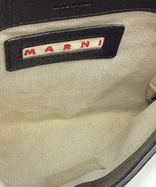 MARNI（マルニ）MARNI (マルニ) ダブルフェイスショルダーバッグ ブラックの古着・服飾アイテム