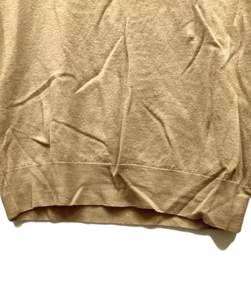 maison kitsune（メゾンキツネ）maison kitsune (メゾンキツネ) トリコワッペンニット ベージュ サイズ:Lの古着・服飾アイテム