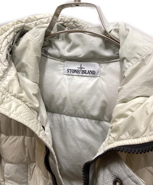 STONE ISLAND（ストーンアイランド）STONE ISLAND (ストーンアイランド) ダウンジャケット ライトグレー サイズ:Sの古着・服飾アイテム