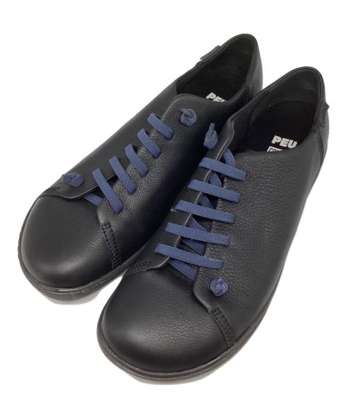 CAMPER（カンペール）CAMPER (カンペール) レザースニーカー ブラック サイズ:26.5cmの古着・服飾アイテム