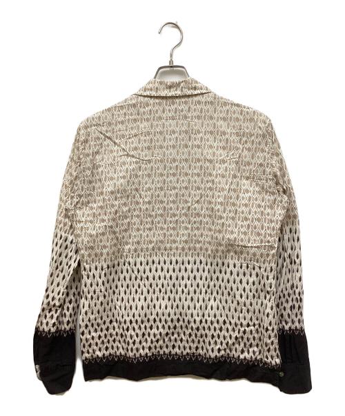 Bagutta（バグッタ）BAGUTTA (バグッタ) オープンカラーシャツ ベージュ サイズ:Mの古着・服飾アイテム