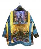 BLESS N°ブレス）の古着「N°75 6020 Jenni QUILTED SCHEICH/転写リバーシブルキルティングコート」｜ブルー