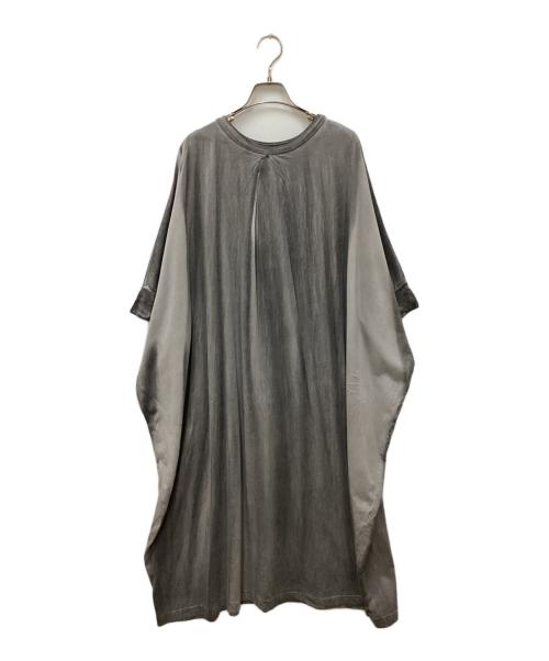 mizuiro-ind（ミズイロインド）mizuiro-ind (ミズイロインド) フェードグラデーションワンピース グレー サイズ:freeの古着・服飾アイテム