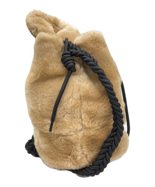 Onitsuka Tiger（オニツカタイガー）Onitsuka Tiger (オニツカタイガー) 2WAYボアショルダーバッグ ベージュの古着・服飾アイテム