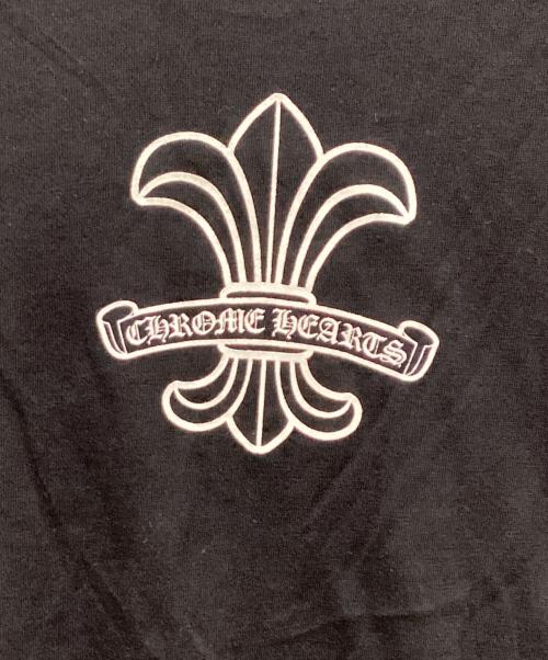 CHROME HEARTS（クロムハーツ）CHROME HEARTS (クロムハーツ) ロゴプリントVネックTシャツ ブラック サイズ:Mの古着・服飾アイテム