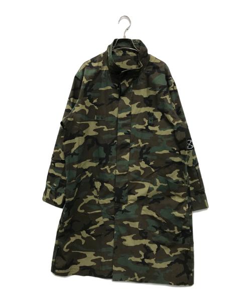 IHATOV（イーハトーブ）IHATOV (イーハトーブ) ミリタリーコート グリーン サイズ:M 未使用品の古着・服飾アイテム