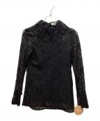 Chloeクロエ）の古着「レースブラウス」｜ブラック
