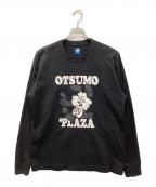 VERDYヴェルディ）の古着「OTSUMO PLAZA L/S TEE/プリントカットソー」｜ブラック
