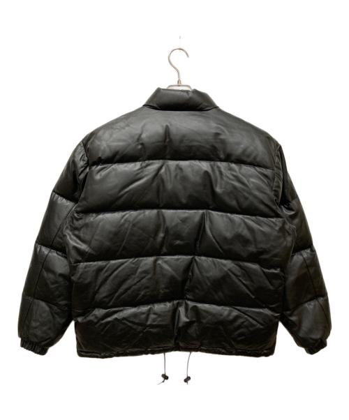STORM（ストーム）STORM (ストーム) オールレザーダウンジャケット ブラック サイズ:Mの古着・服飾アイテム