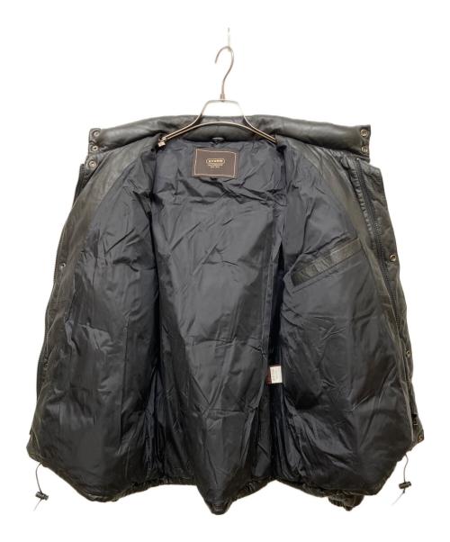 STORM（ストーム）STORM (ストーム) オールレザーダウンジャケット ブラック サイズ:Mの古着・服飾アイテム