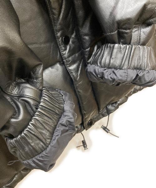 STORM（ストーム）STORM (ストーム) オールレザーダウンジャケット ブラック サイズ:Mの古着・服飾アイテム