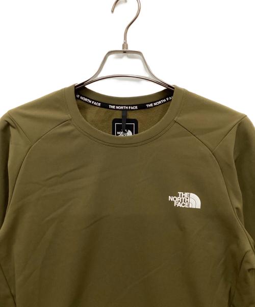 THE NORTH FACE（ザ ノース フェイス）THE NORTH FACE (ザ ノース フェイス) APEX Thermal Crew/エーペックスサーマルクルー グリーン サイズ:Mの古着・服飾アイテム