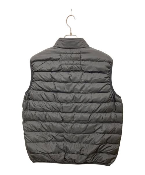 DIESEL（ディーゼル）DIESEL (ディーゼル) W-DWAIN-VEST/ラバーロゴパッチ中綿ベスト ブラック サイズ:M 未使用品の古着・服飾アイテム