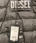中古・古着 DIESEL (ディーゼル) W-DWAIN-VEST/ラバーロゴパッチ中綿ベスト ブラック サイズ:M 未使用品：12000円
