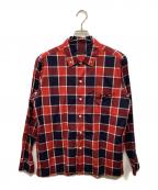 SOPHNET.ソフネット）の古着「スタースタッズチェックシャツ」｜レッド
