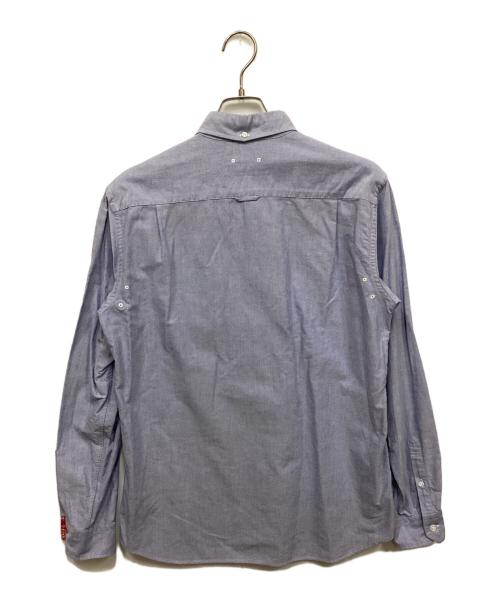 SOPHNET.（ソフネット）SOPHNET. (ソフネット) バンダナポケットオックスフォードシャツ ブルー サイズ:Lの古着・服飾アイテム