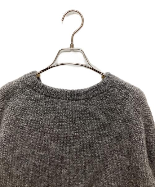 uniform experiment（ユニフォームエクスペリメント）uniform experiment (ユニフォームエクスペリメント) モヘアニット グレー サイズ:3の古着・服飾アイテム