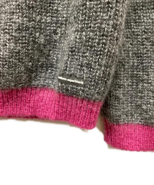 uniform experiment（ユニフォームエクスペリメント）uniform experiment (ユニフォームエクスペリメント) モヘアニット グレー サイズ:3の古着・服飾アイテム