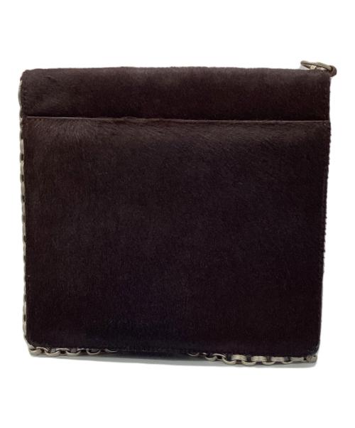 BOTTEGA VENETA（ボッテガベネタ）BOTTEGA VENETA (ボッテガベネタ) ハラコショルダーバッグ ブラウンの古着・服飾アイテム