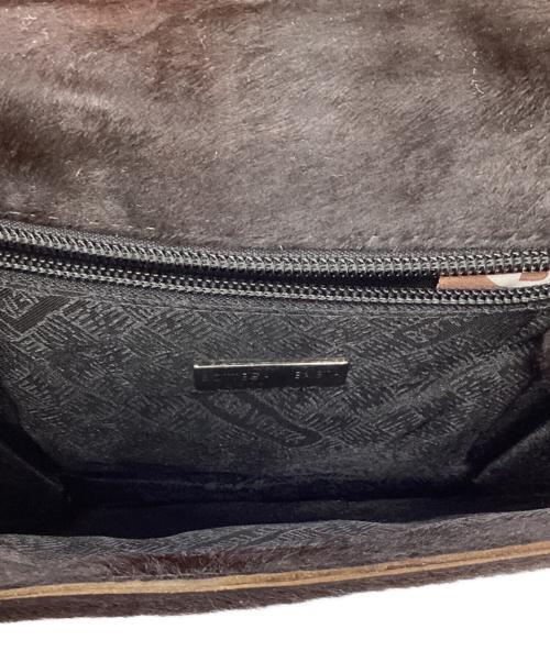 BOTTEGA VENETA（ボッテガベネタ）BOTTEGA VENETA (ボッテガベネタ) ハラコショルダーバッグ ブラウンの古着・服飾アイテム