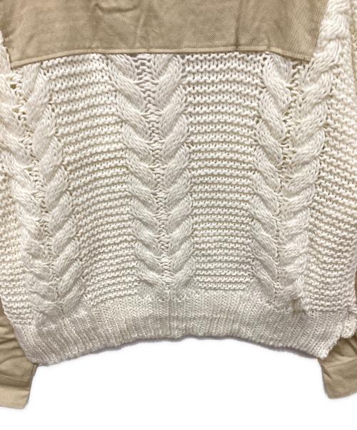 S/ile（シール）S/ile (シール) サプリメントニットブルゾン ホワイト サイズ:S 未使用品の古着・服飾アイテム