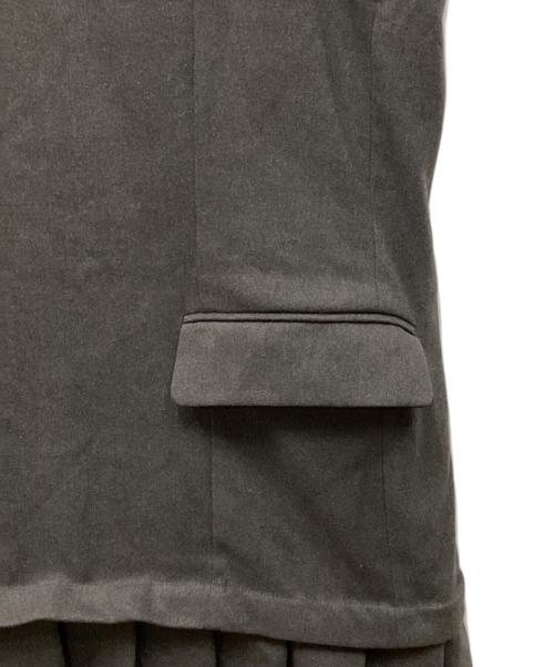 colorer（クロレ）colorer (クロレ) V-neck designed jumper skirt/Ｖネックデザインジャンパースカート グレー サイズ:FREEの古着・服飾アイテム