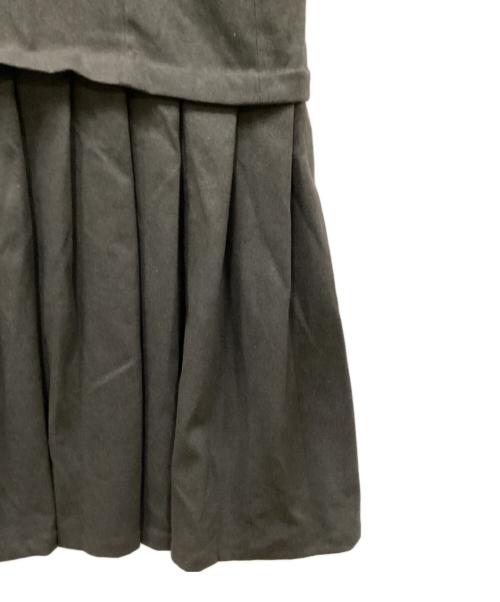 colorer（クロレ）colorer (クロレ) V-neck designed jumper skirt/Ｖネックデザインジャンパースカート グレー サイズ:FREEの古着・服飾アイテム