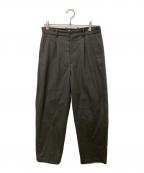 STEVEN ALANスティーブンアラン）の古着「TWILL SUPER BAGGY TAPERED PANTS」｜グレー