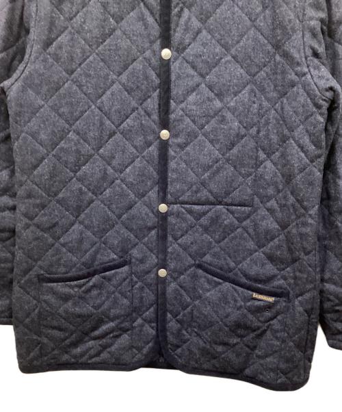LAVENHAM（ラベンハム）LAVENHAM (ラベンハム) ウールキルティングジャケット ネイビー サイズ:38の古着・服飾アイテム