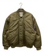 ZARAザラ）の古着「オーバーサイズMA-1」｜グリーン