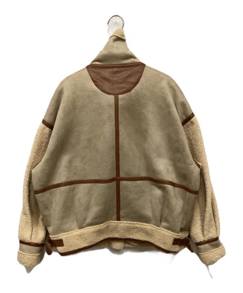 ZARA（ザラ）ZARA (ザラ) エコムートンジャケット ベージュ サイズ:M 未使用品の古着・服飾アイテム